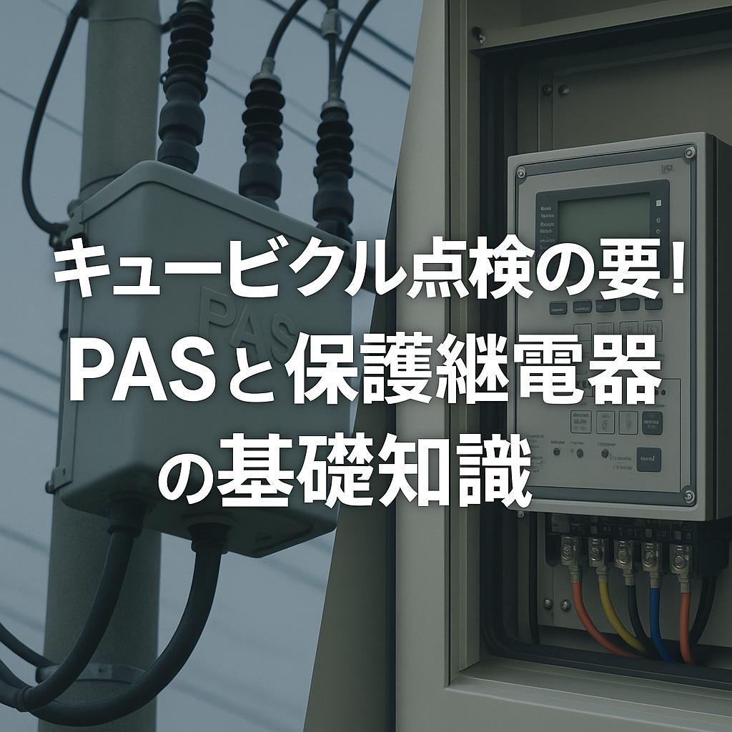 キュービクル点検の要！PASと保護継電器の基礎知識