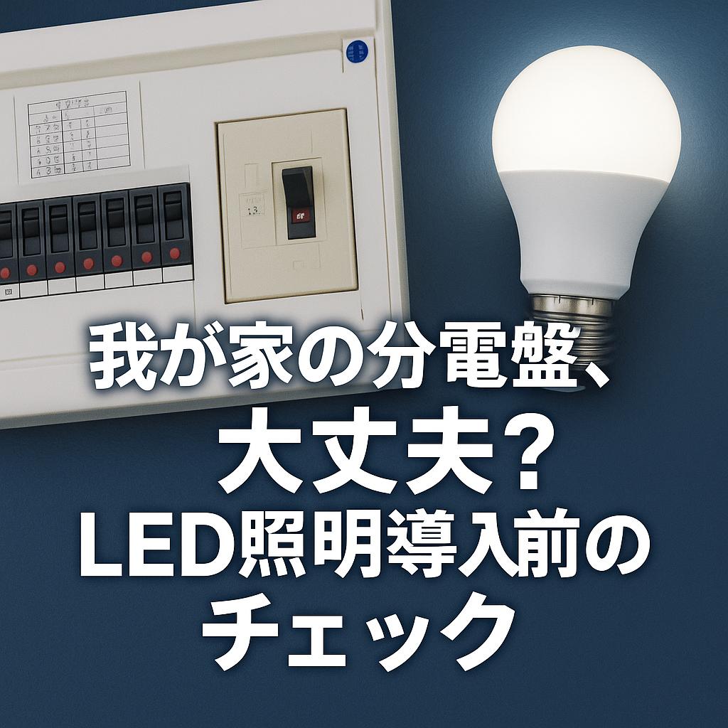 我が家の分電盤、大丈夫？LED照明導入前のチェック