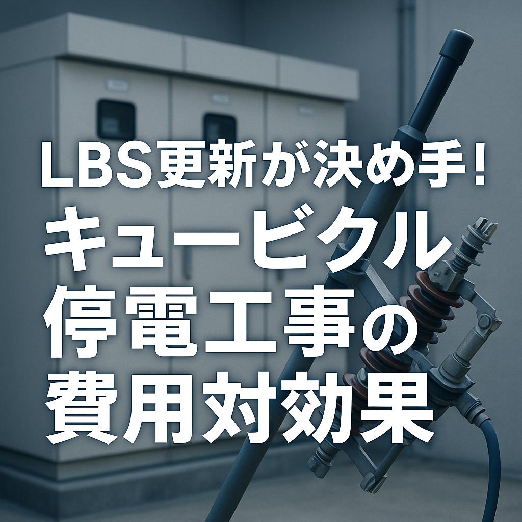 LBS更新が決め手！キュービクル停電工事の費用対効果