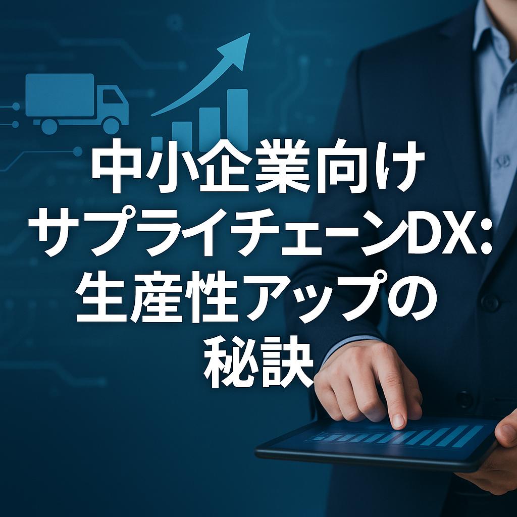 中小企業向けサプライチェーンDX：生産性アップの秘訣