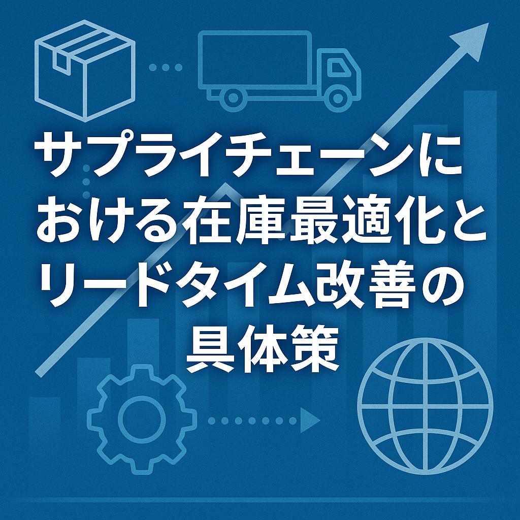 サプライチェーンにおける在庫最適化とリードタイム改善の具体策