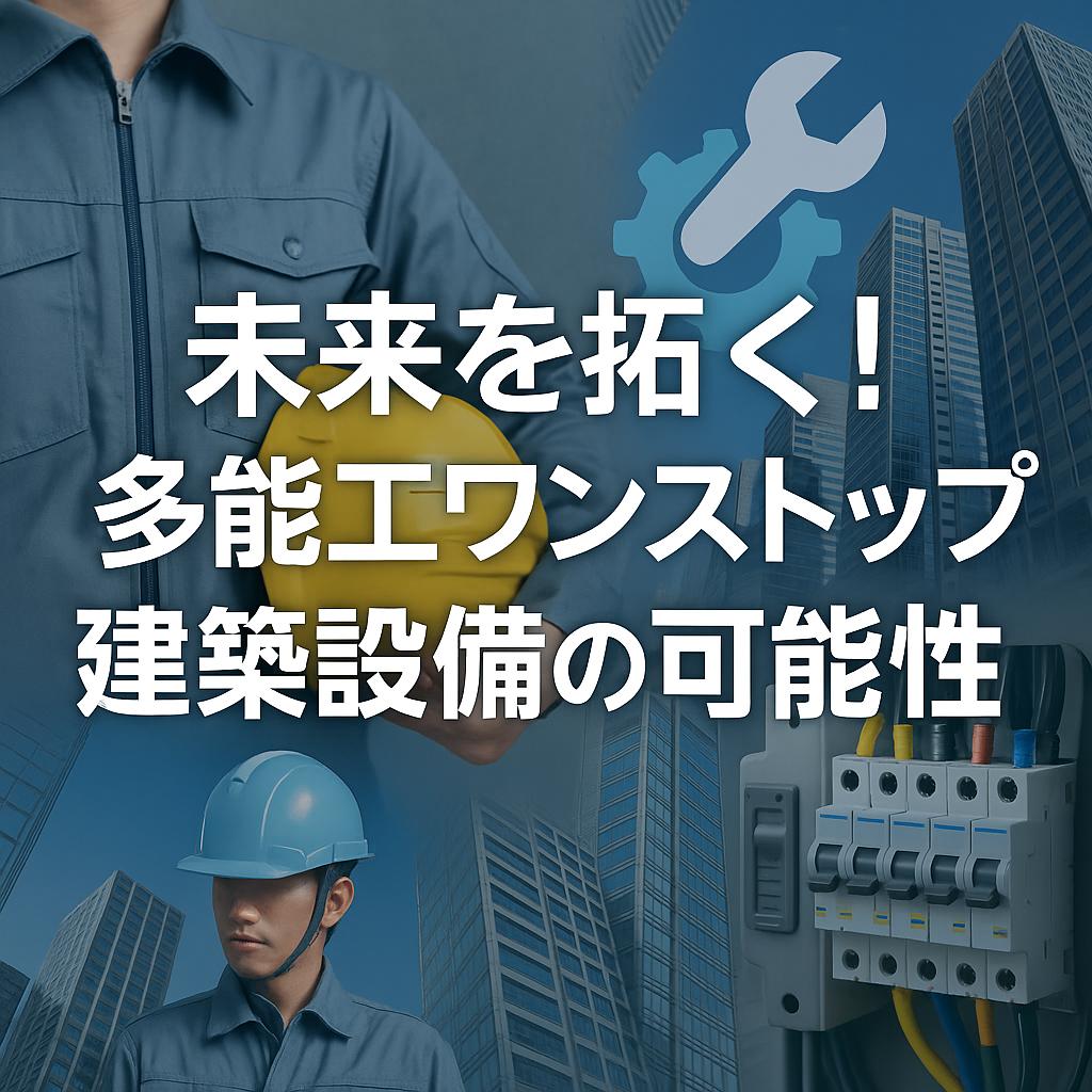 未来を拓く！多能工ワンストップ建築設備の可能性