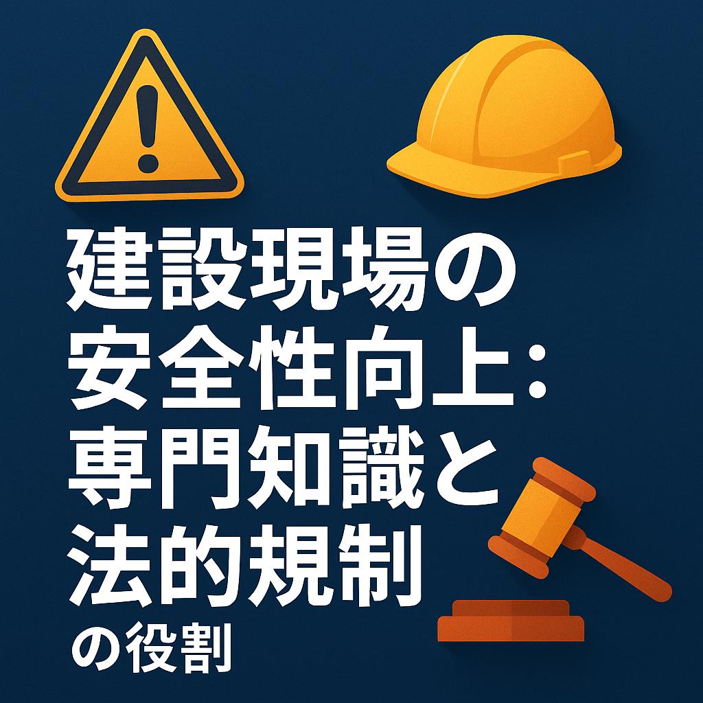 建設現場の安全性向上：専門知識と法的規制の役割