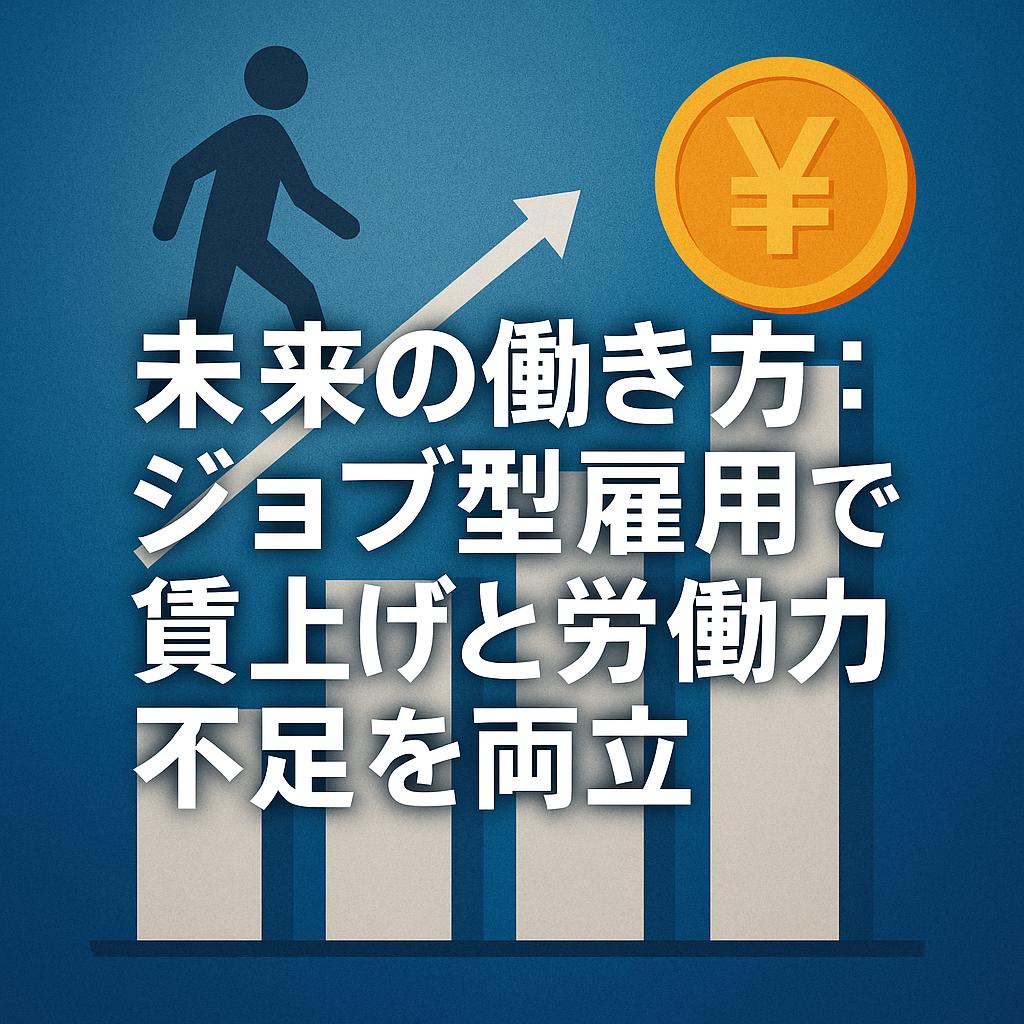 未来の働き方：ジョブ型雇用で賃上げと労働力不足を両立