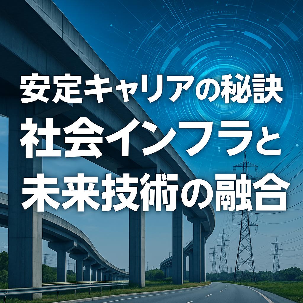 安定キャリアの秘訣は社会インフラと未来技術の融合
