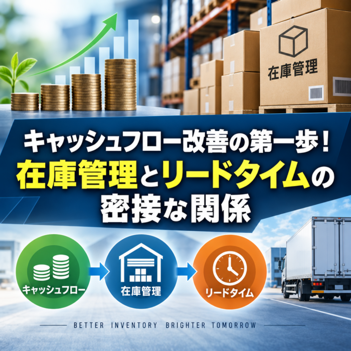 キャッシュフロー改善の第一歩！在庫管理とリードタイムの密接な関係