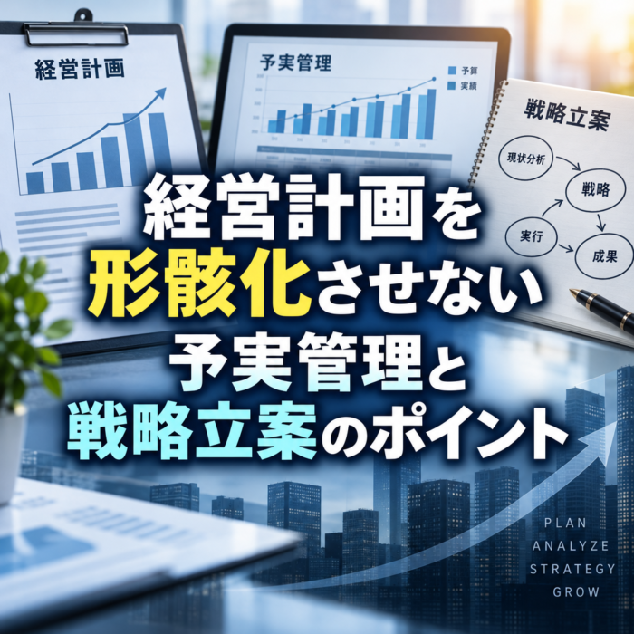 経営計画を形骸化させない予実管理と戦略立案のポイント
